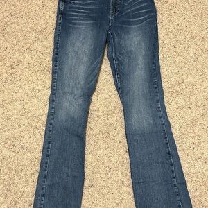 Maurices Blue Flare Wide Leg Jeans